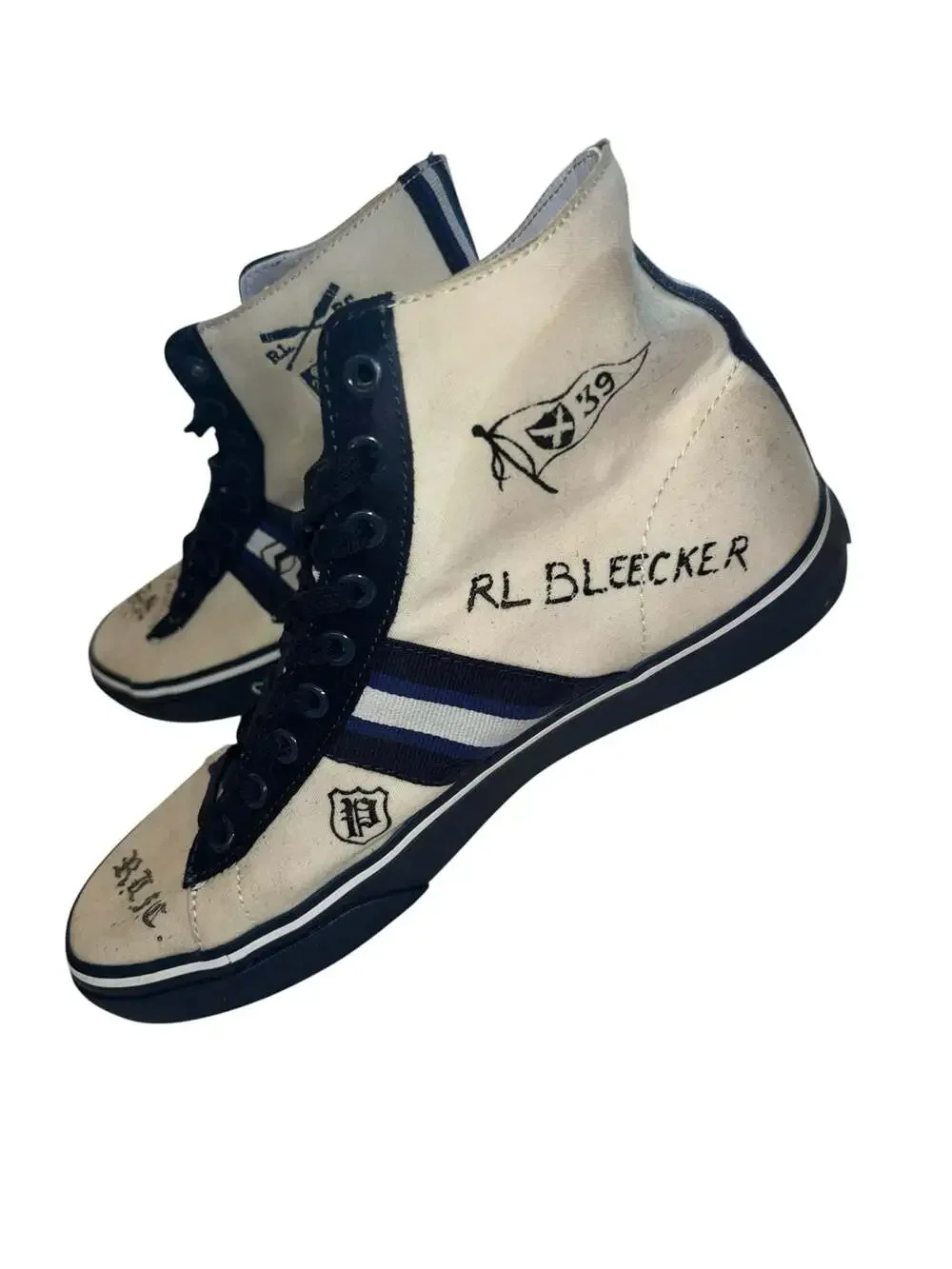 Polo Ralph Lauren Solomon II High-Top Canvas Sneakers